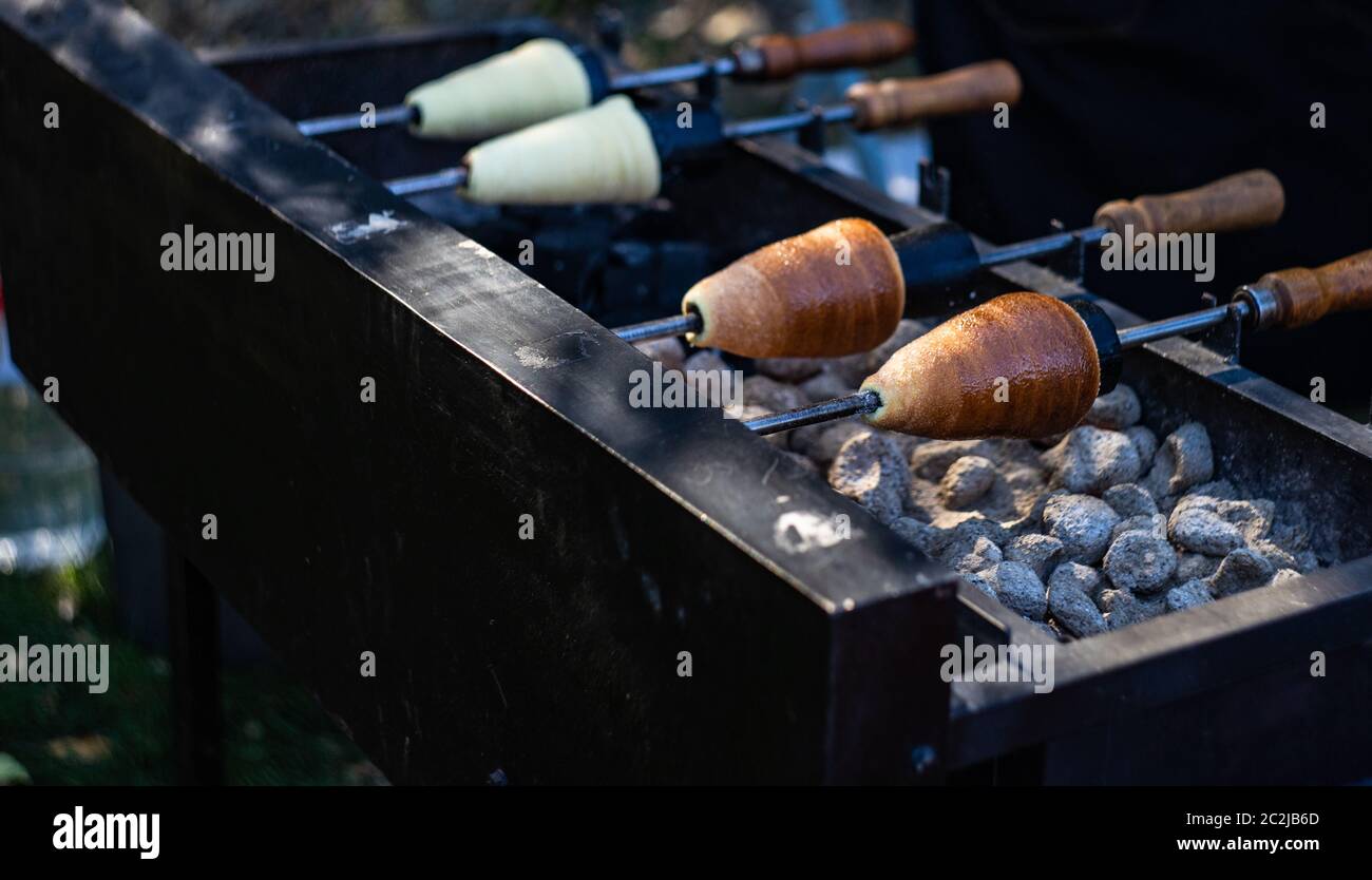 Dessert tradizionale ceco Foto Stock