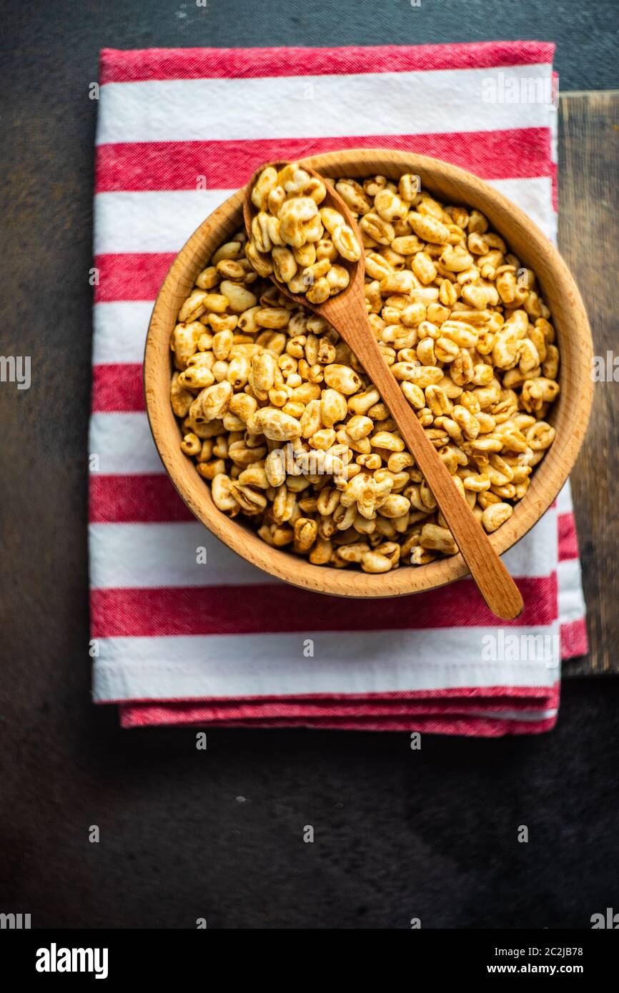 concetto di cereali per la colazione Foto Stock