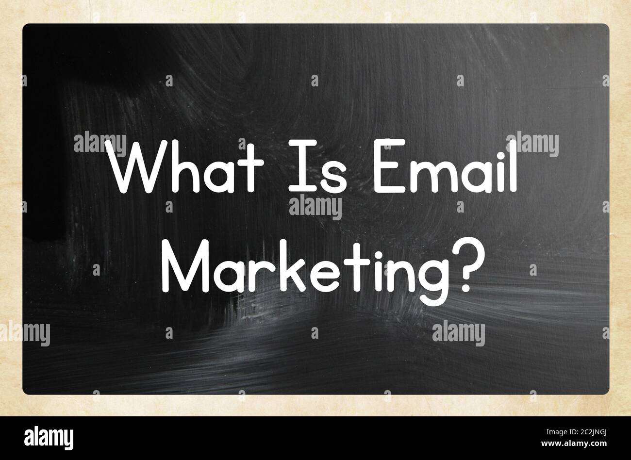 Che cosa è il marketing e-mail? Foto Stock