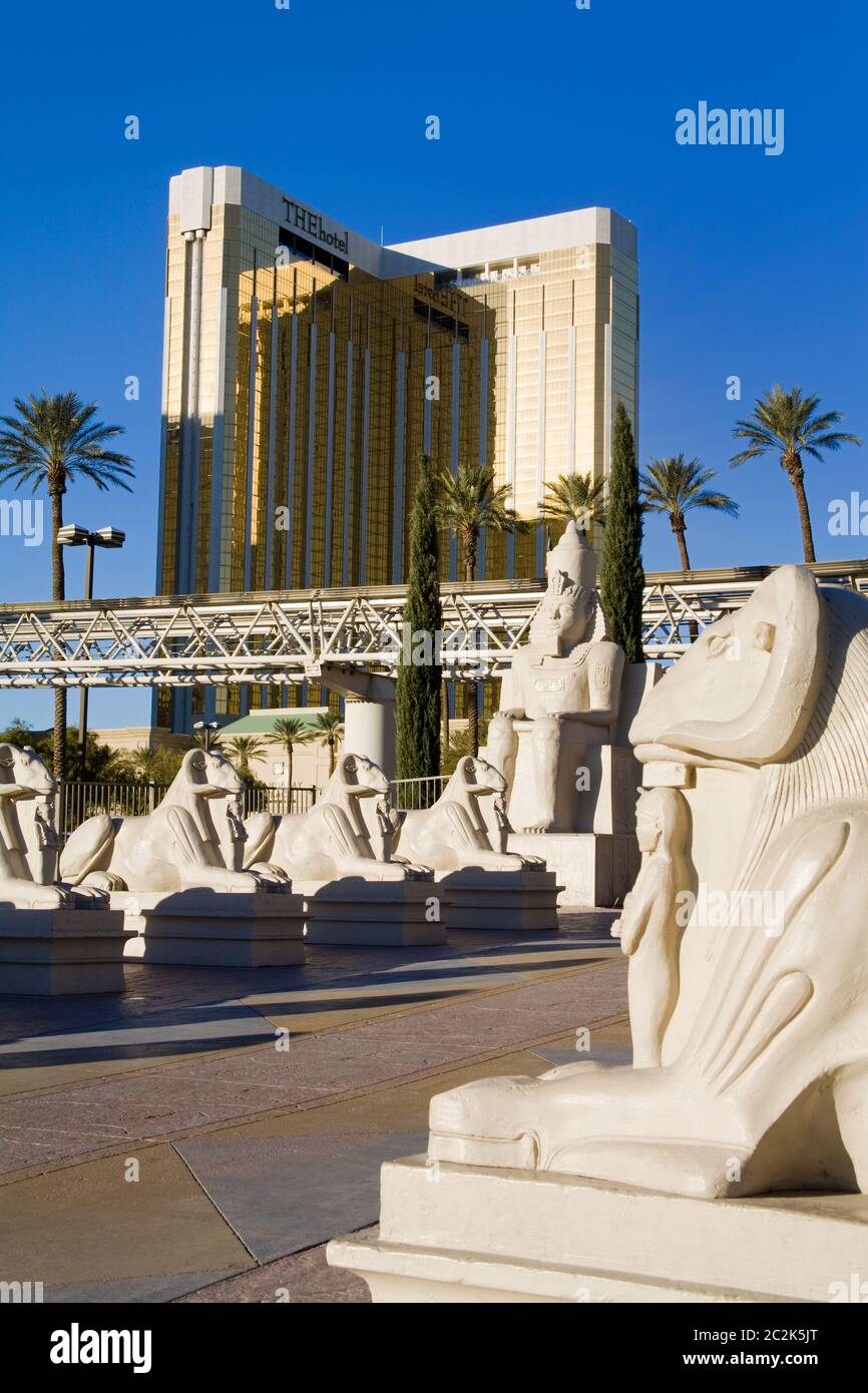 L'hotel & Luxor Casino, Las Vegas, Nevada, Stati Uniti, Nord America Foto Stock