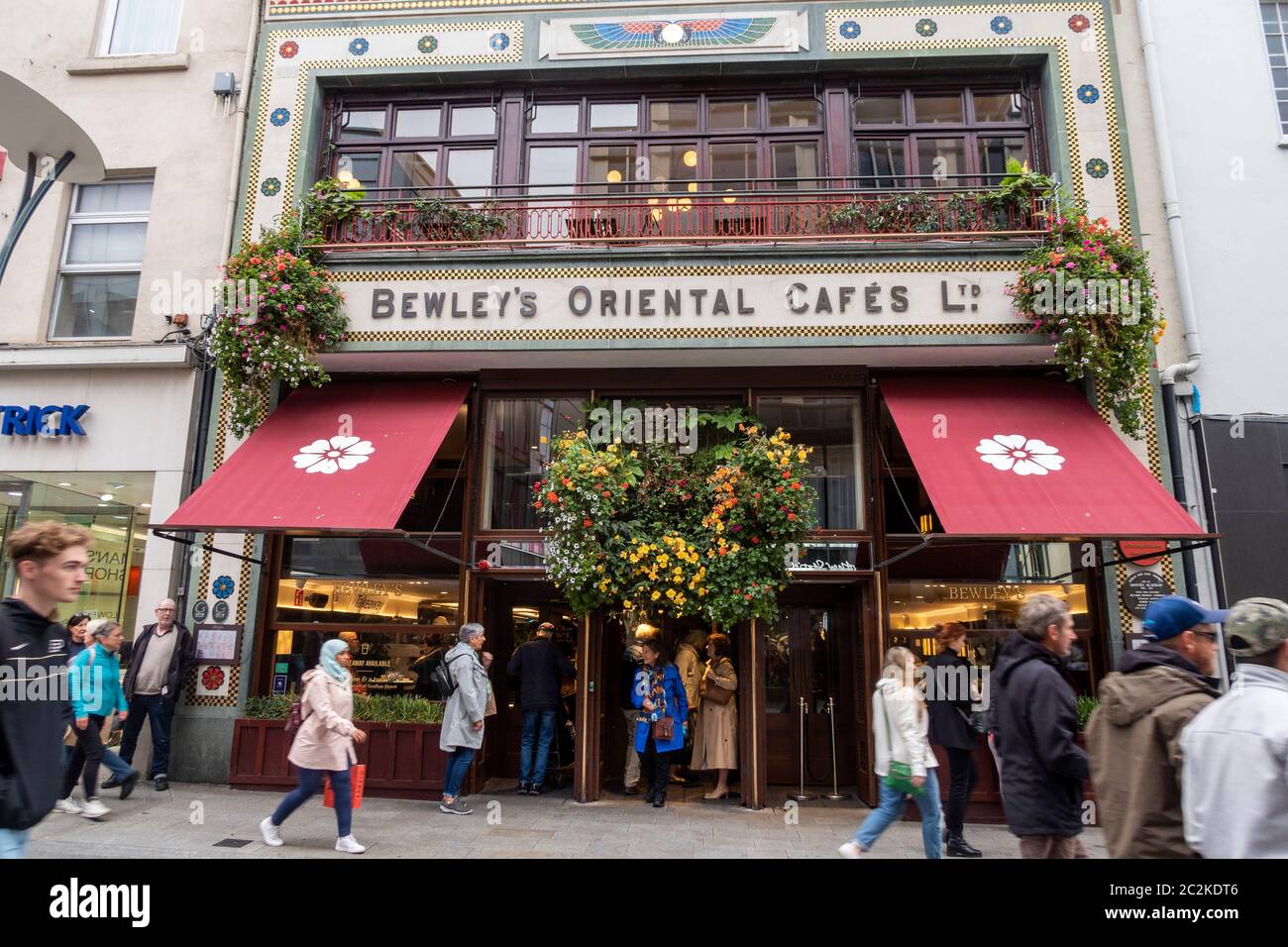 Bewley's Oriental Café su Grafton Street, Dublino, Repubblica d'Irlanda, Europa Foto Stock