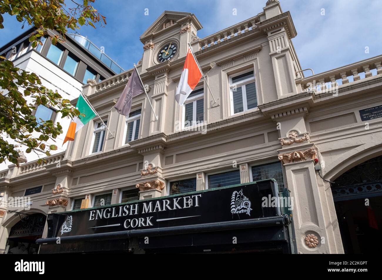 Mercato inglese a Cork, Repubblica d'Irlanda Foto Stock