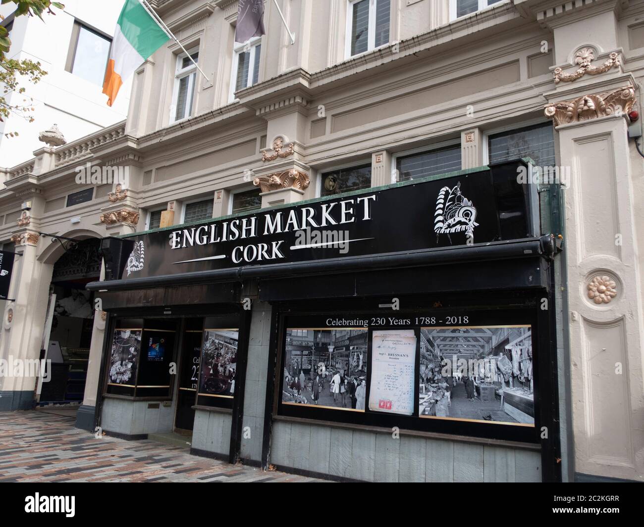 Mercato inglese a Cork, Repubblica d'Irlanda Foto Stock