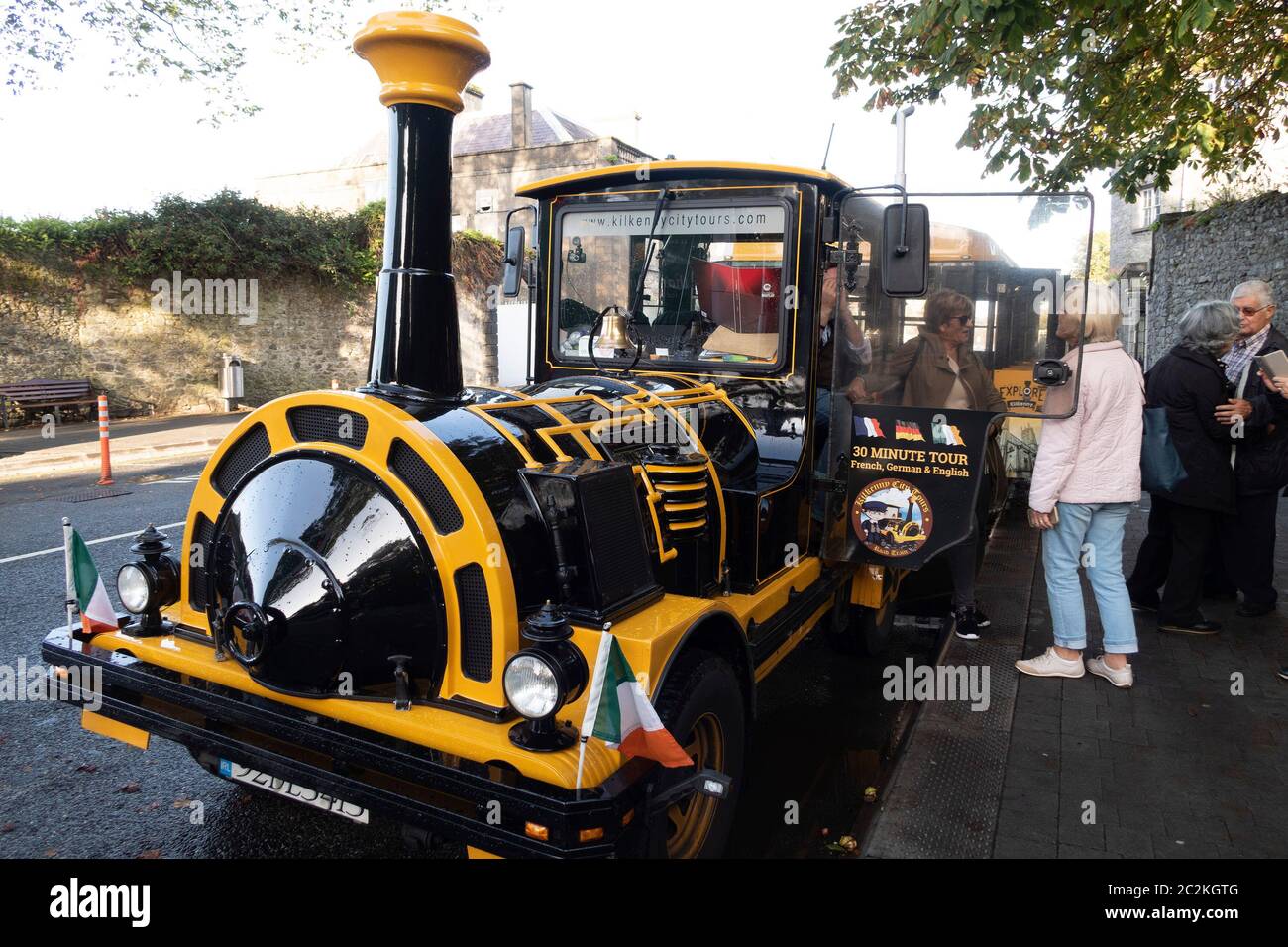 Treno turistico a Kilkenny, Repubblica d'Irlanda, Europa Foto Stock