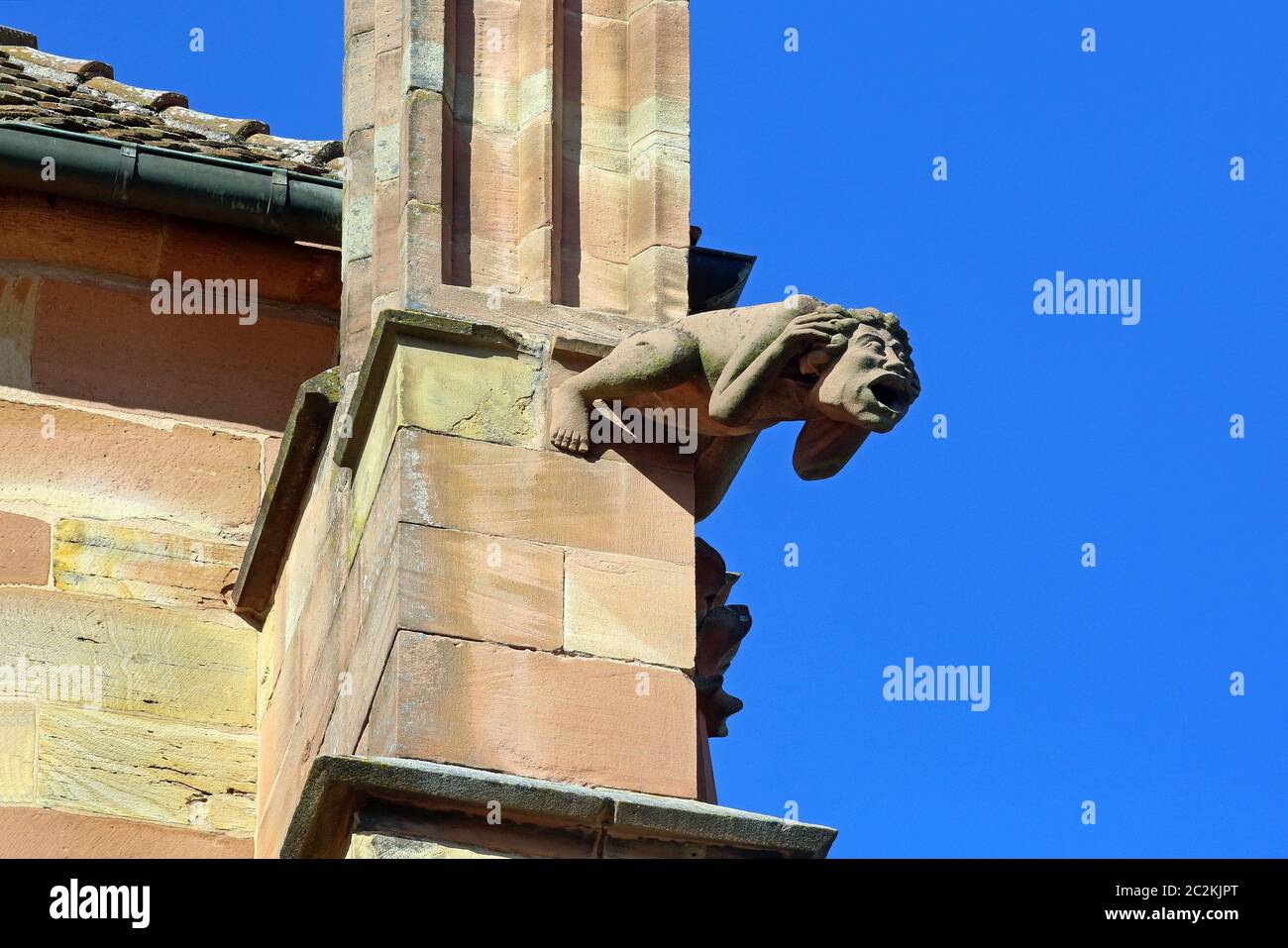 Chiesa di San Pietro e Paolo a Wissembourg Foto Stock