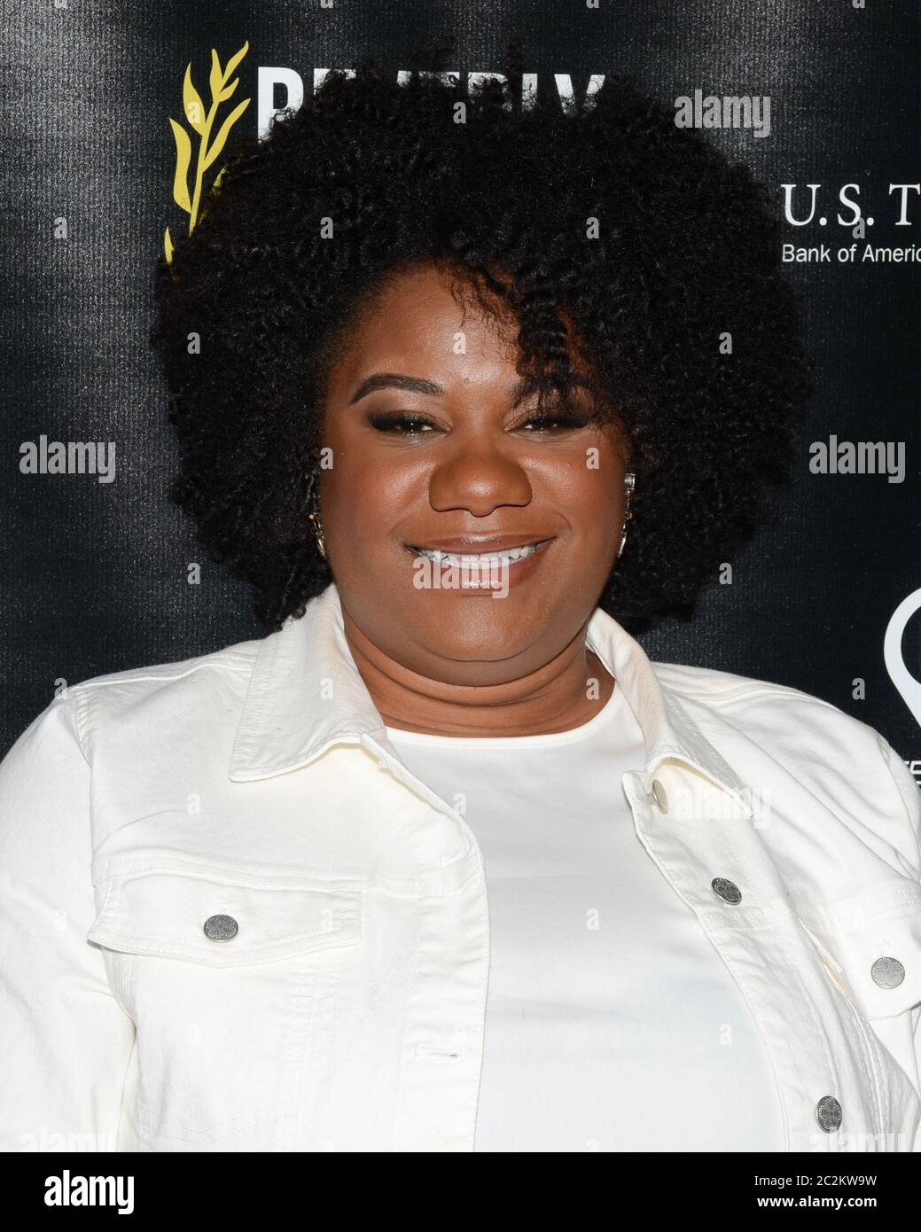 6 aprile 2016, Hollywood, California, USA: Adrienne C. Moore partecipa al Beverly Hills Film Festival - prima di apertura notturna di ''The Lennon Report'' e ''Baby, Baby, Baby' (Credit Image: © Billy Bendnight/ZUMA Wire) Foto Stock