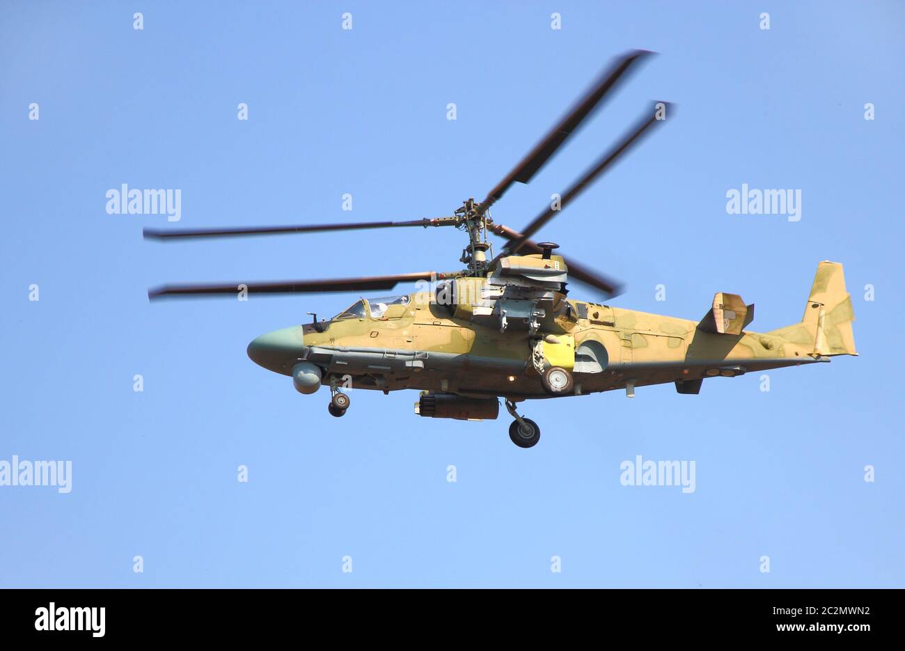 Elicottero russo Ka-52 (alligatore) Foto Stock