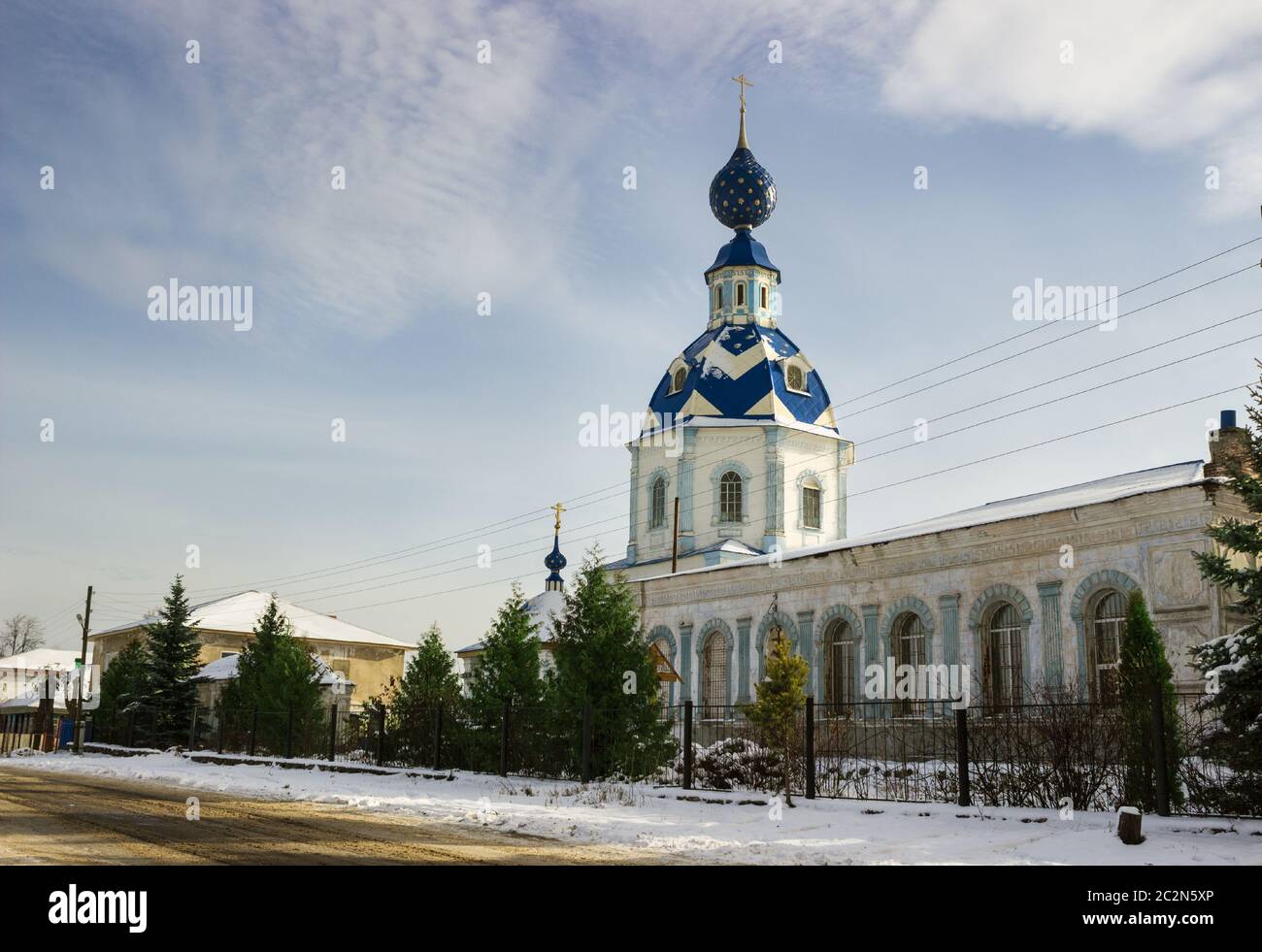 Chiesa Assunzione Beata Vergine Maria. Regione di Ivanovo. Russia Foto Stock