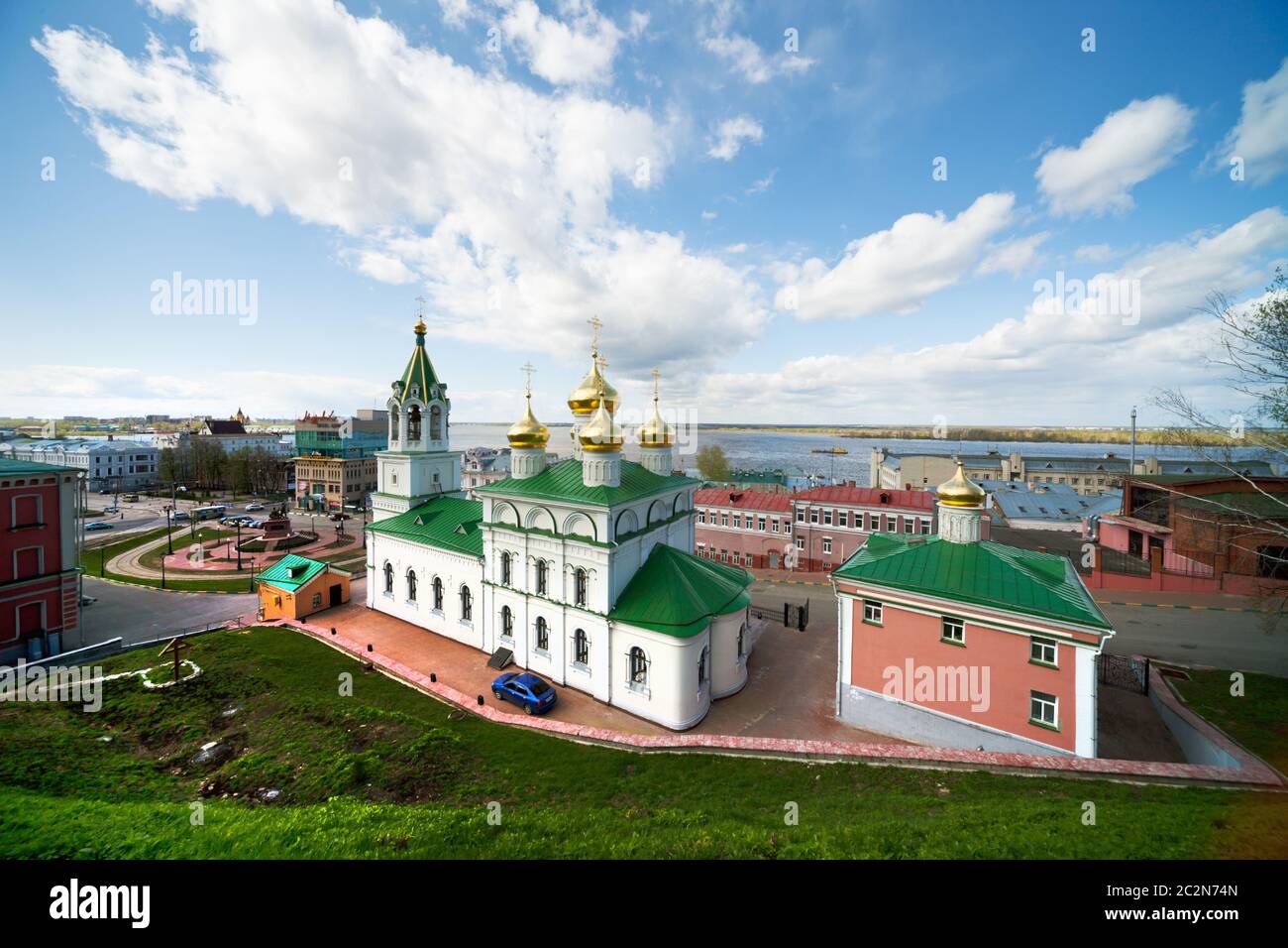 Chiesa della Natività di Giovanni Battista. Russia, Nizhny Novgorod Foto Stock