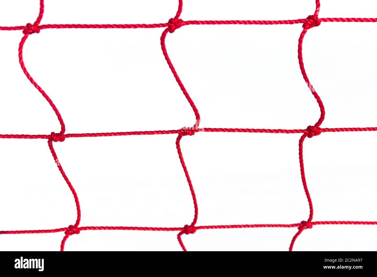 Recinzione in plastica e la neve. Foto Stock