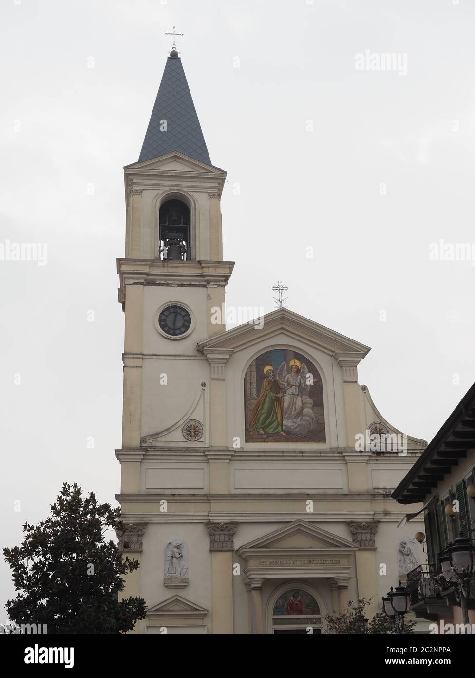 San Pietro in Vincoli (significato San Pietro in Catene) Chiesa di Settimo Torinese, Italia Foto Stock