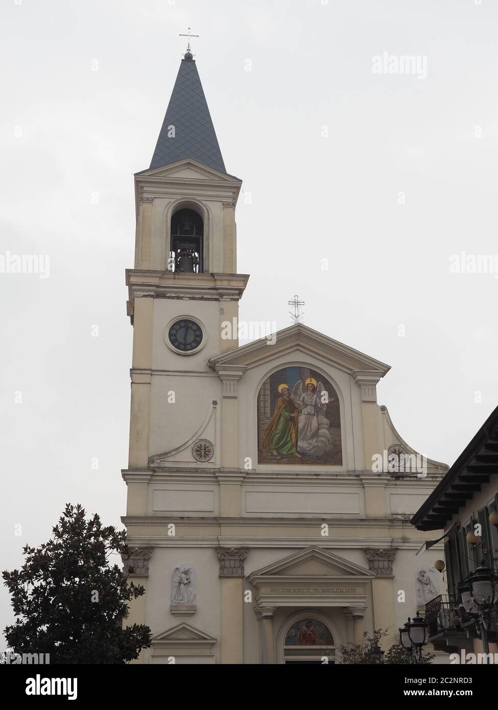San Pietro in Vincoli (significato San Pietro in Catene) Chiesa di Settimo Torinese, Italia Foto Stock