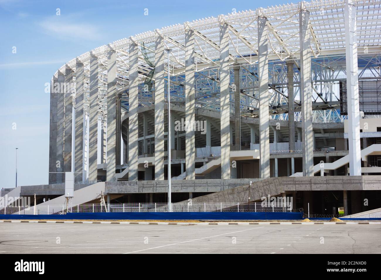 Costruzione di stadium di Nizhny Novgorod Foto Stock