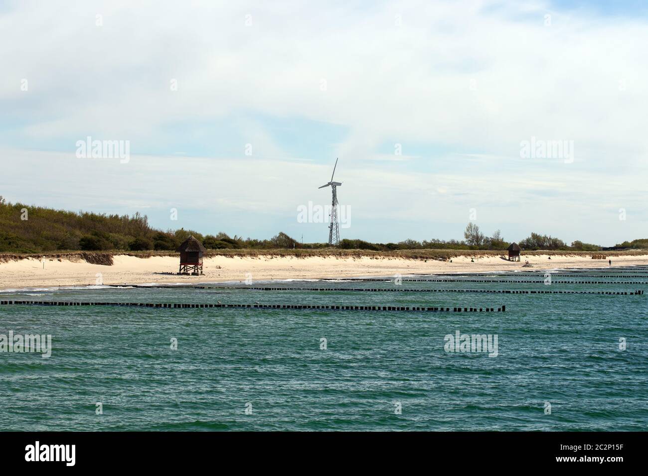 Paesaggio 012. Fischland Darss Zingst. Germania Foto Stock