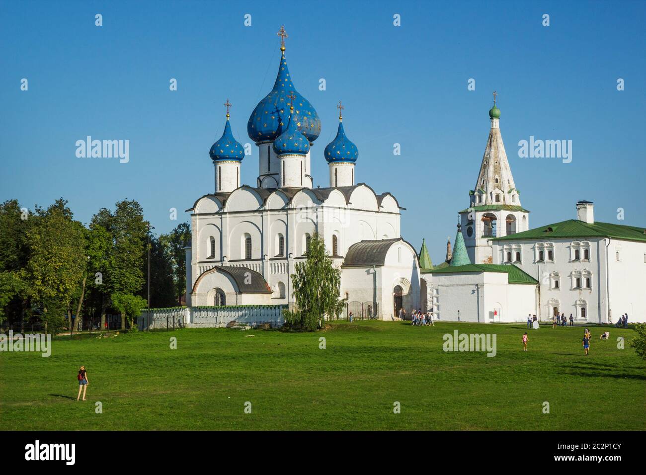 Uno dei monumenti più interessanti dell'antica architettura russa a Suzdal Foto Stock