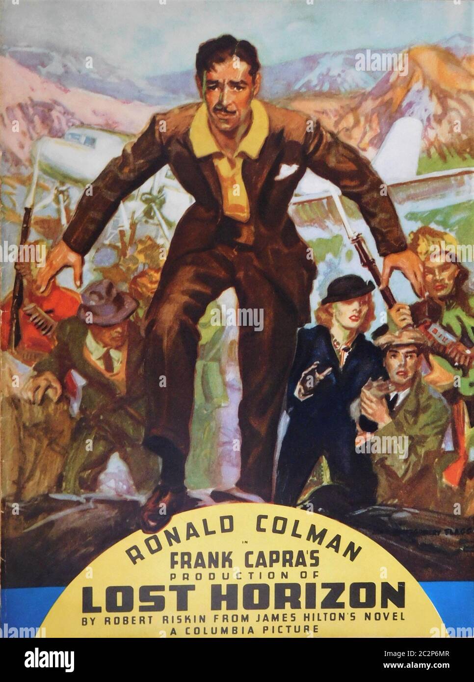 Ronald COLMAN come Robert Conway IN LOST HORIZON 1937 regista FRANK CAPRA romanzo JAMES HILTON sceneggiatura ROBERT RISKIN Columbia Pictures Foto Stock
