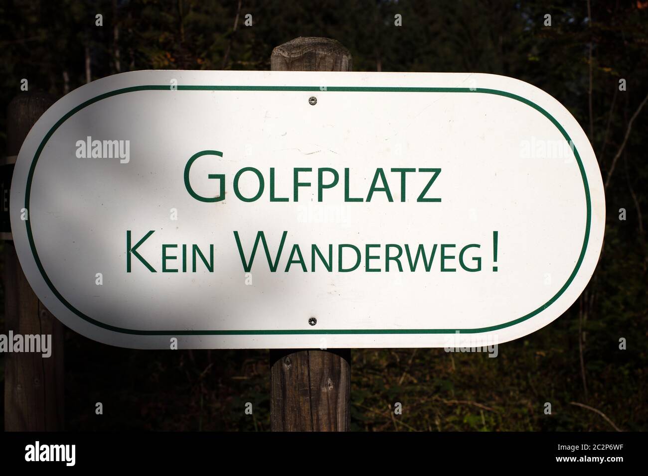 Cartelli in Allgaeu. 010 Foto Stock