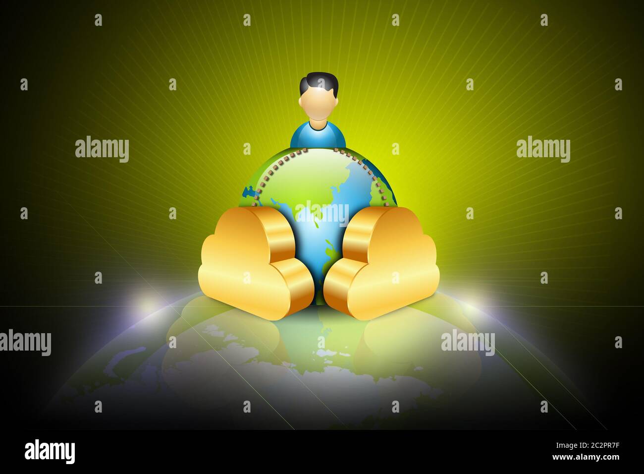 Sociale il concetto di rete Foto Stock