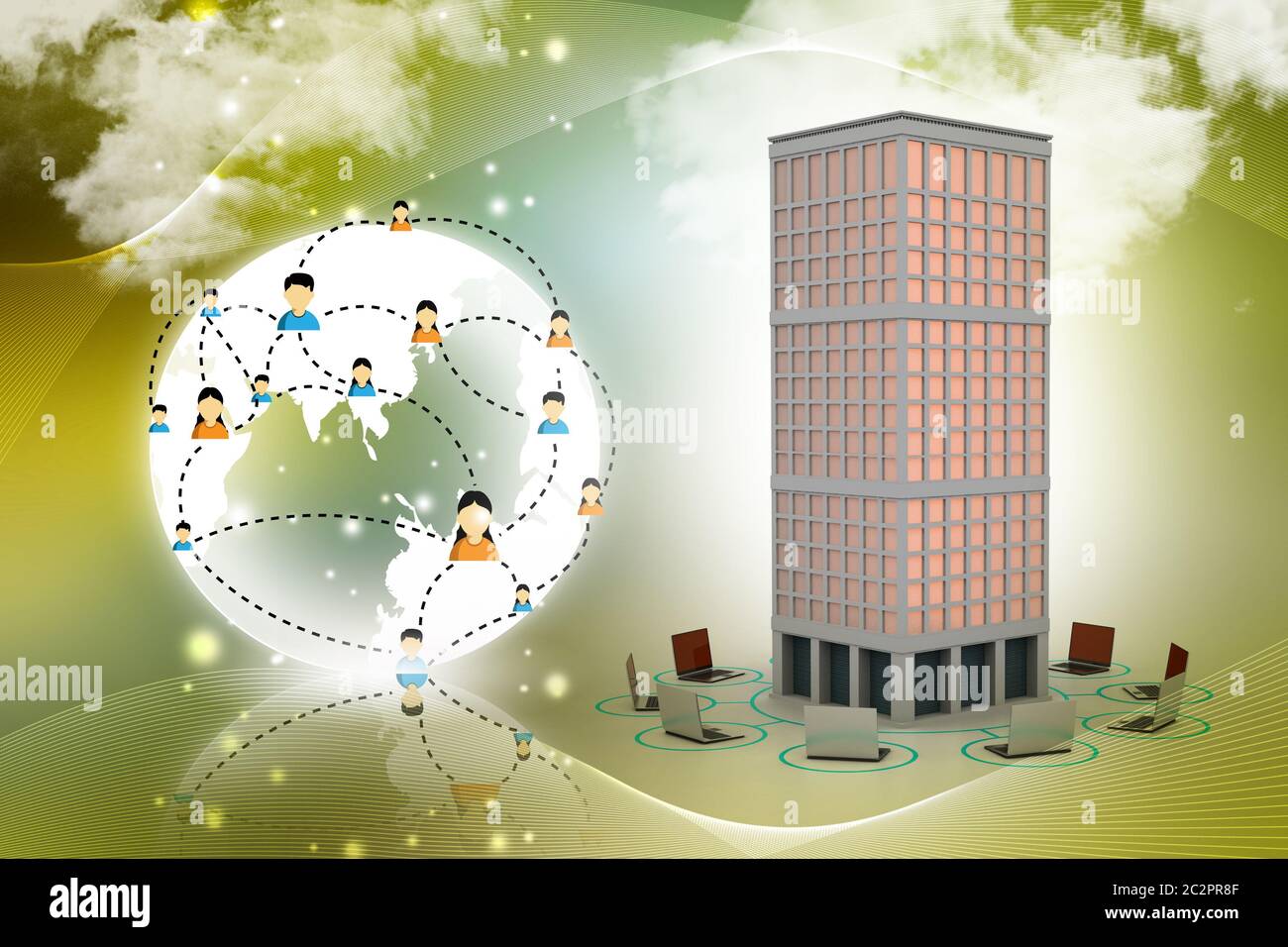 Smart home concetto Foto Stock