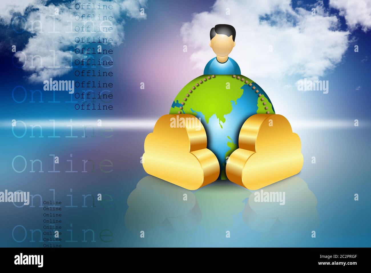 Sociale il concetto di rete Foto Stock