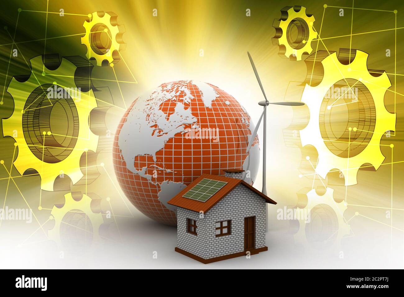 Immobiliare di concetto Foto Stock