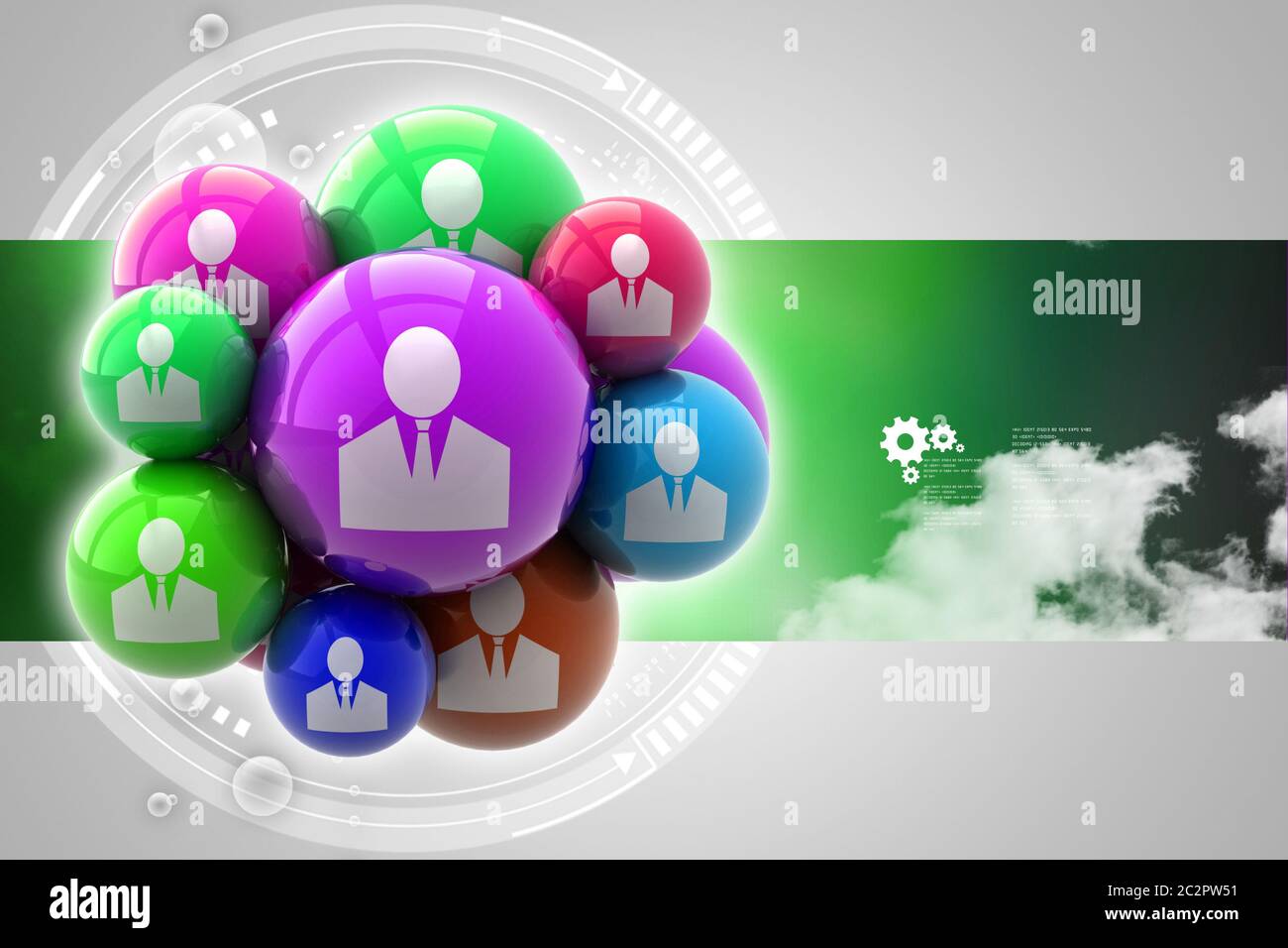 Dati concetto di sicurezza Foto Stock