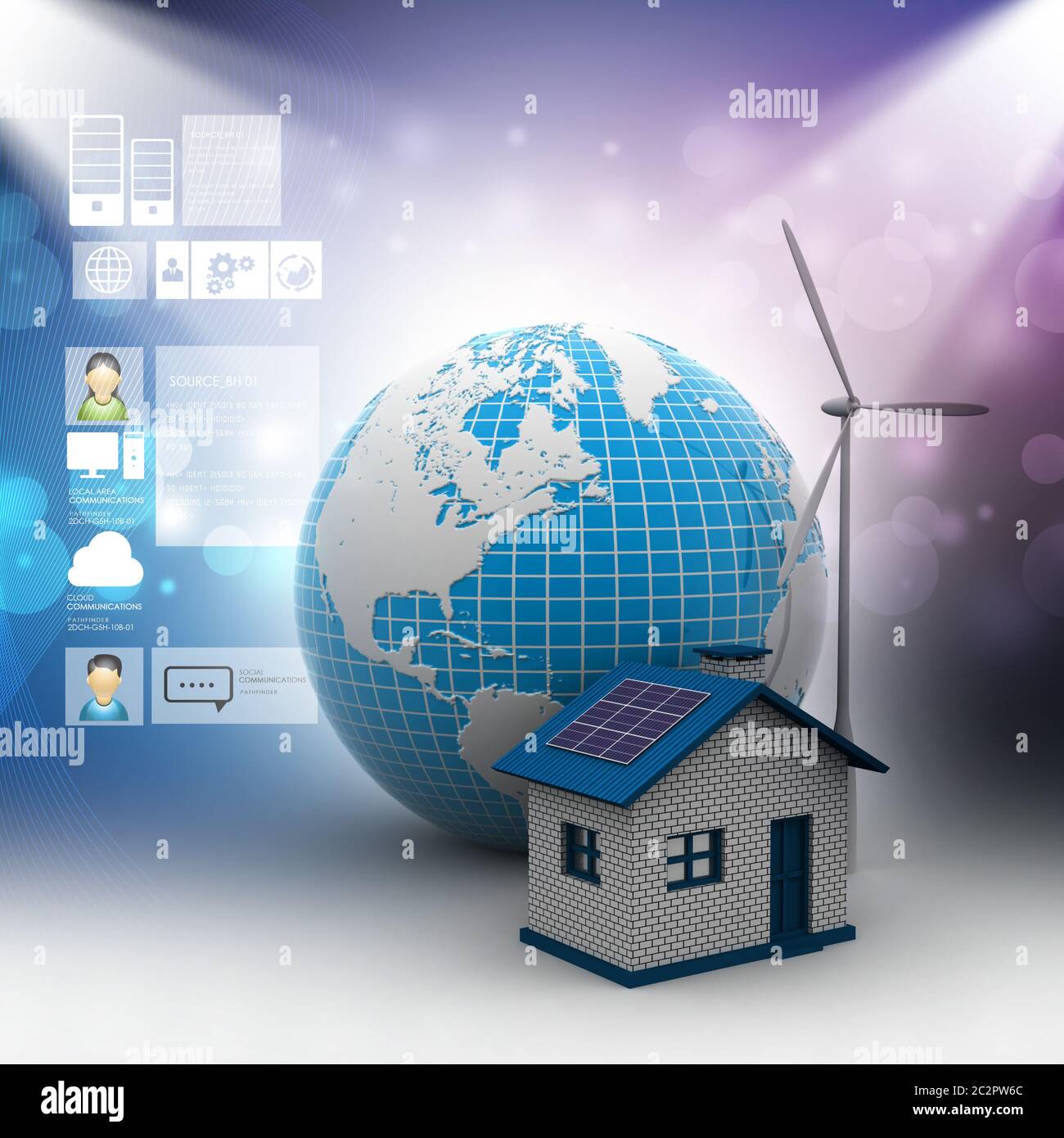 Immobiliare di concetto Foto Stock