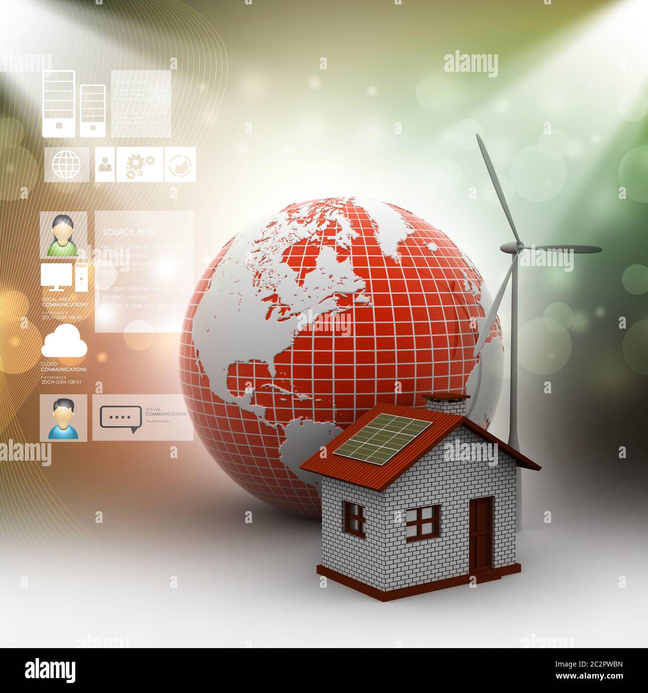 Immobiliare di concetto Foto Stock