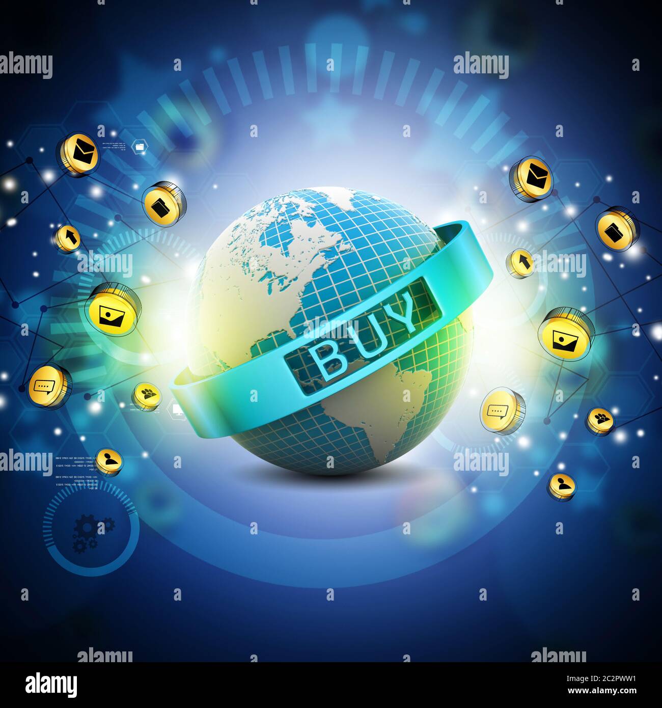 L'e-commerce concept Foto Stock