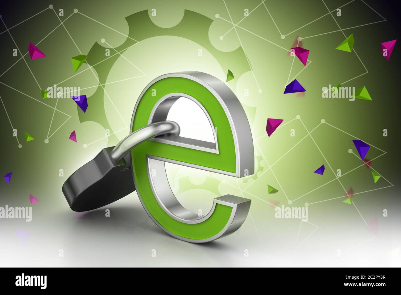 Internet concetto di sicurezza Foto Stock