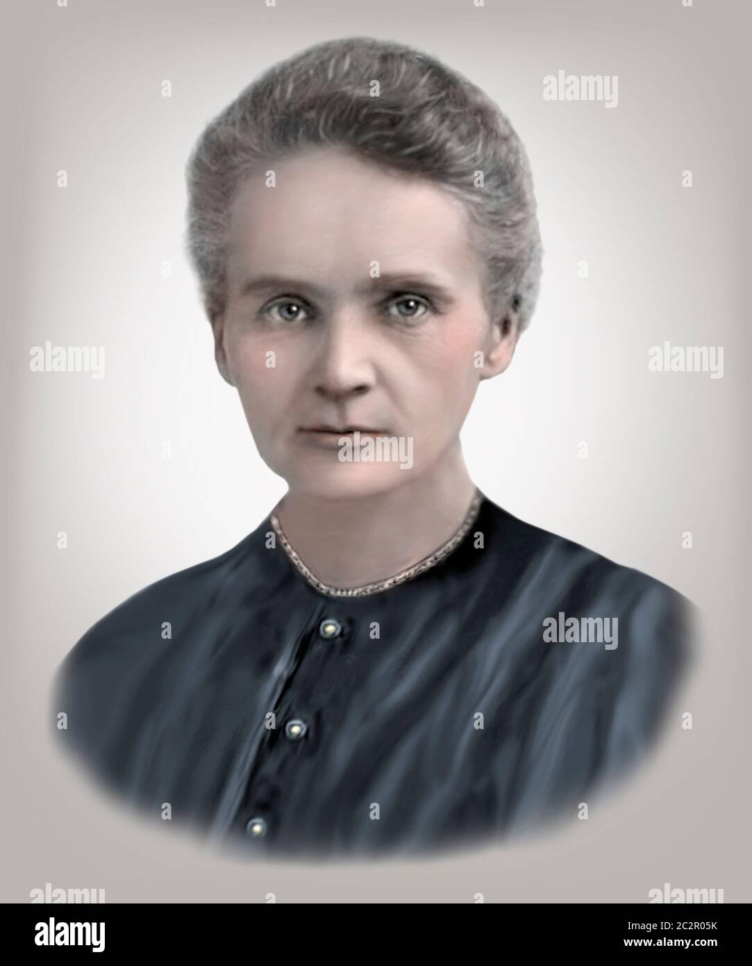 Marie Curie 1867-1934 chimico fisico francese polacco Foto Stock