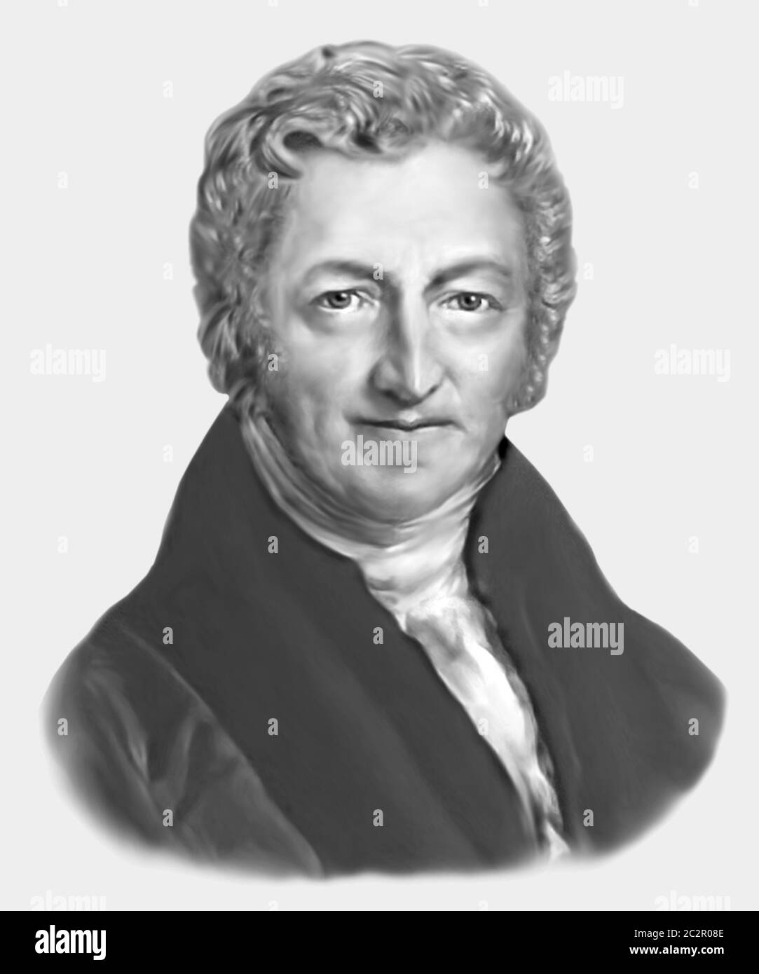 Thomas Robert Malthus 1766-1834 inglese Cleric Scholar Economist Foto Stock