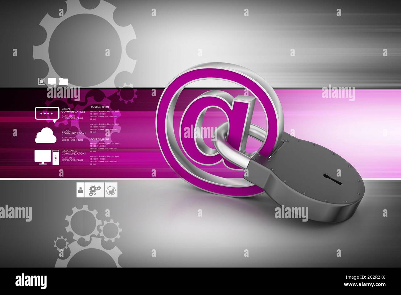 Internet concetto di sicurezza Foto Stock