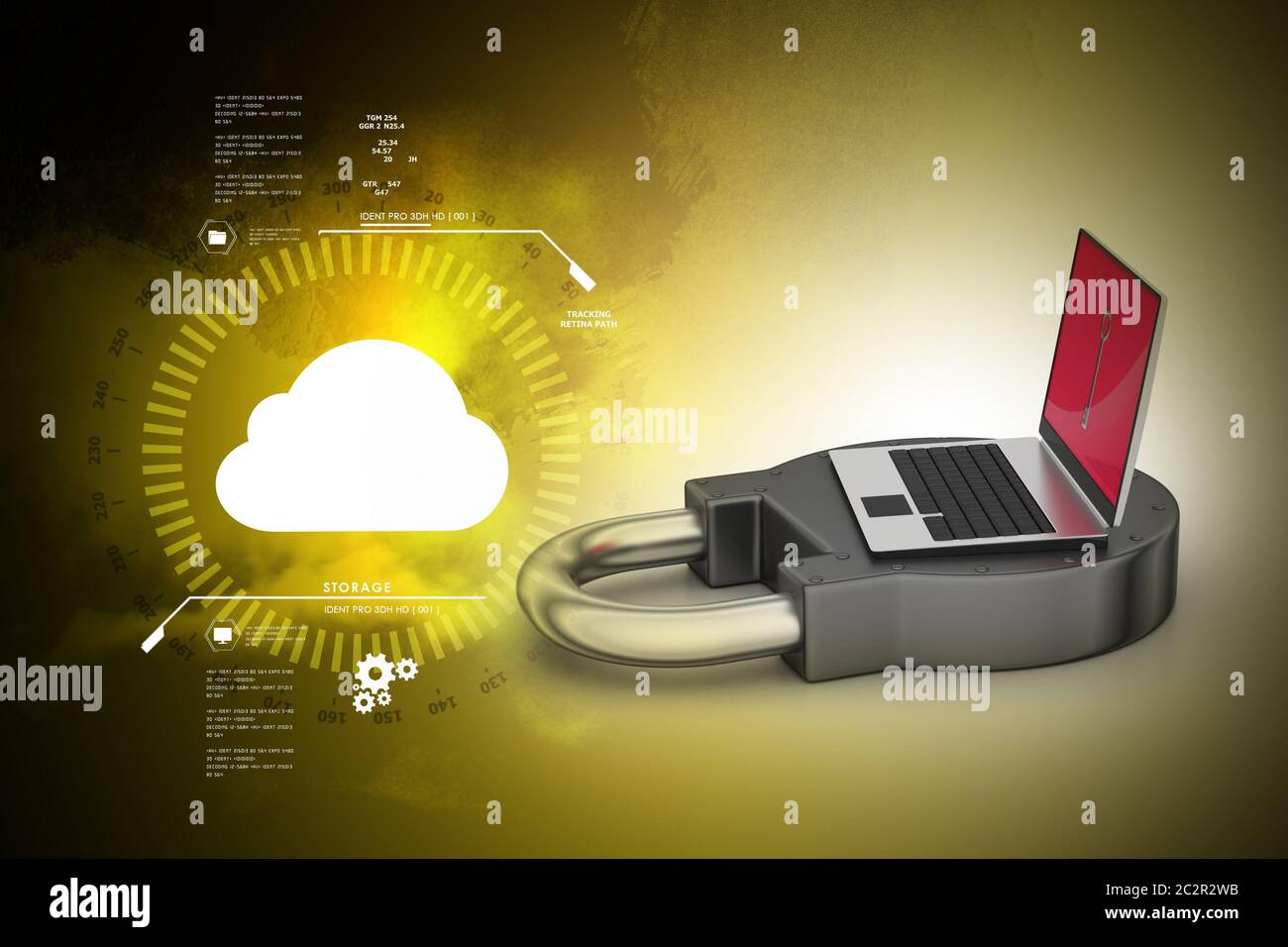 Internet concetto di sicurezza Foto Stock