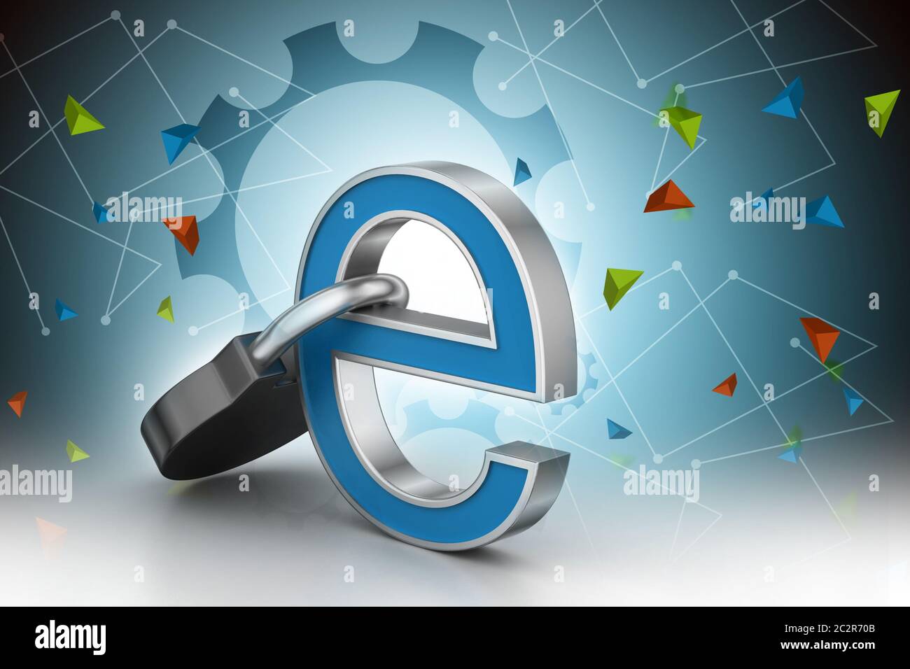 Internet concetto di sicurezza Foto Stock