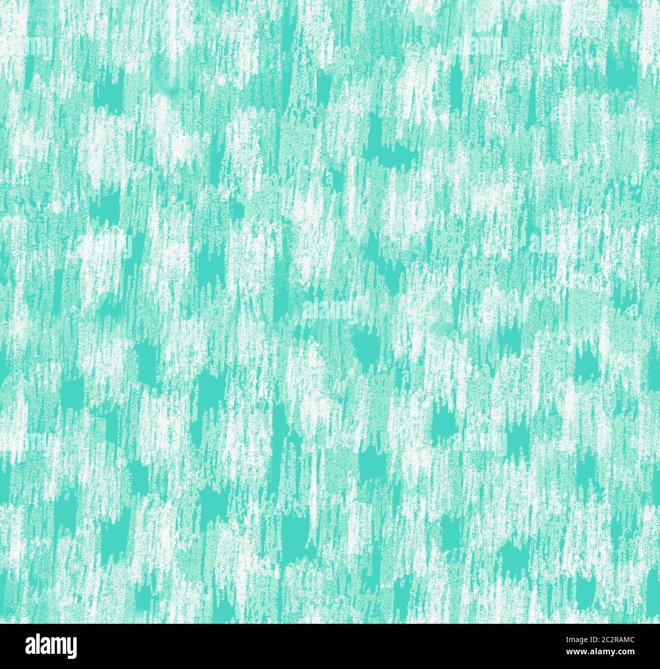 Grunge strisce neutre sfondo fatto a mano. Motivo senza cuciture con pennellate bianche blu per tessuto, carta da imballaggio, sfondo natalizio, gelato. Foto Stock