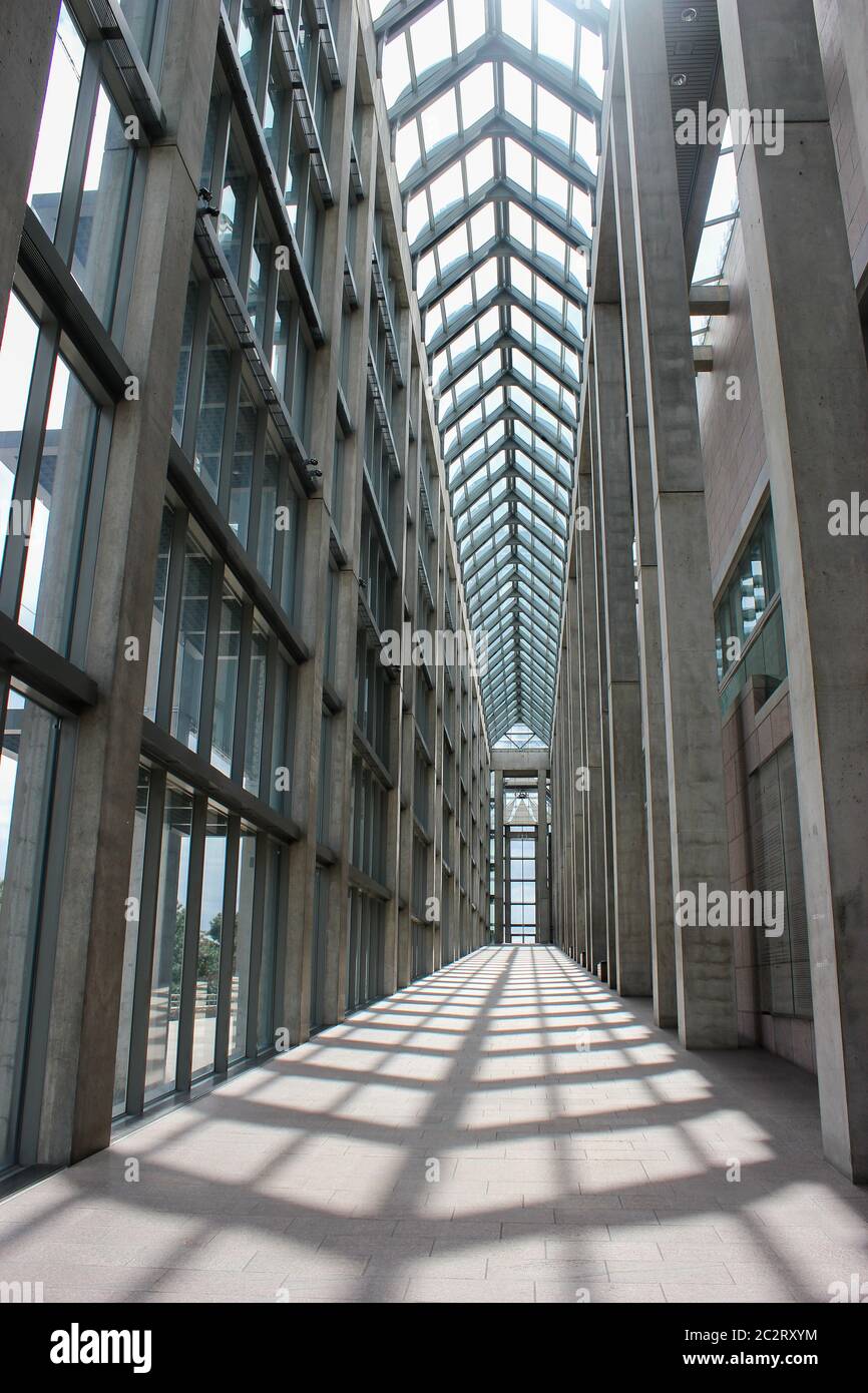La National Gallery of Canada corridoio principale, Ottawa, Ontario, Canada Foto Stock