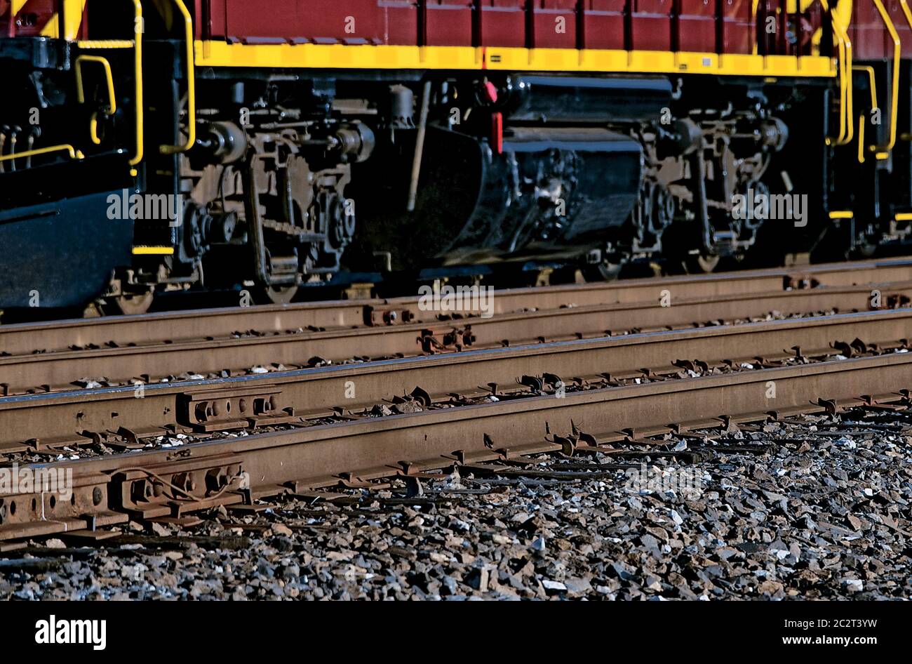 Binari ferroviari Foto Stock