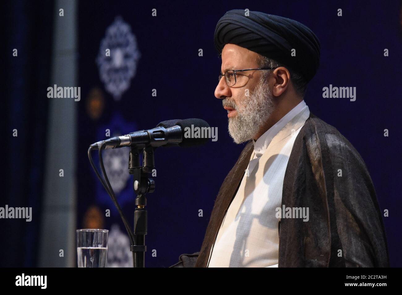 Seyed Ebrahim Raeisi, presidente della Repubblica islamica dell'Iran. Foto Stock