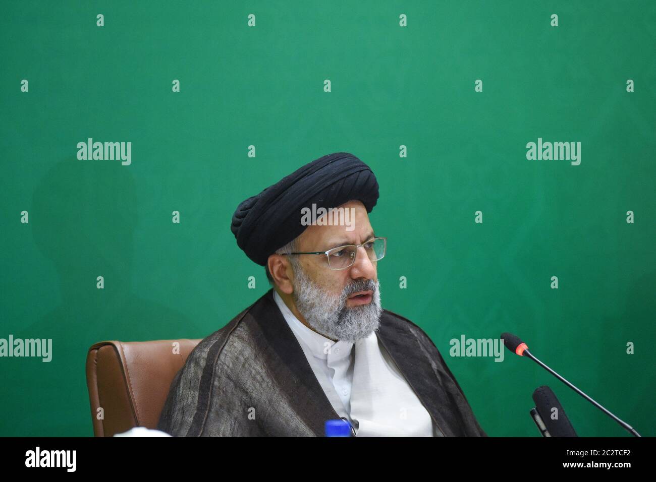 Seyed Ebrahim Raeisi, presidente della Repubblica islamica dell'Iran. Foto Stock