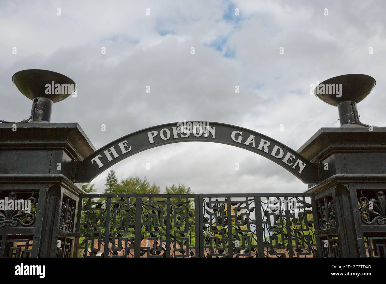 Giardino di Alnwick - entrata nel giardino dei veleni. Un giardino da piacere contemporaneo Foto Stock