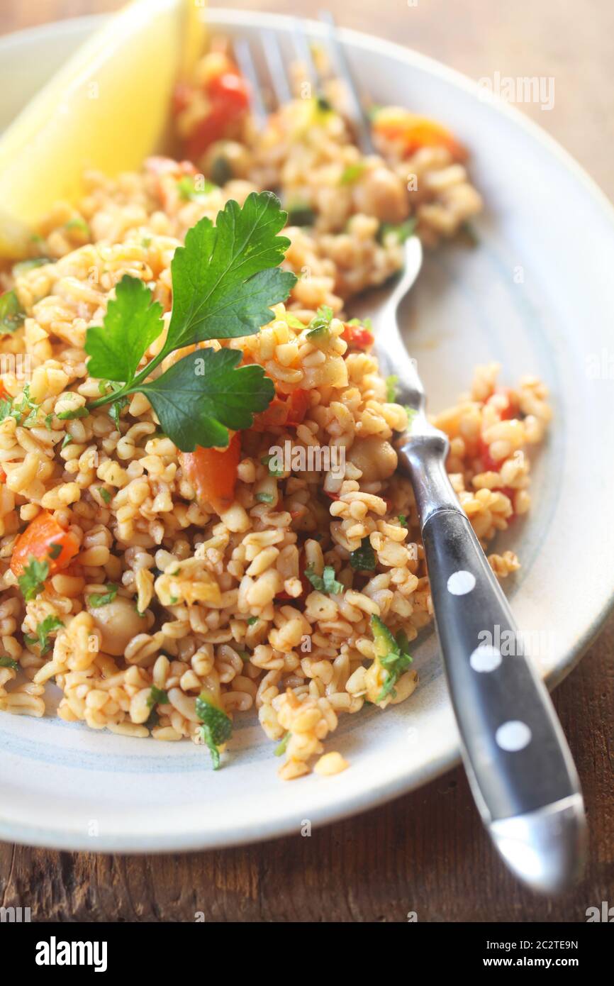 Insalata di couscous Foto Stock