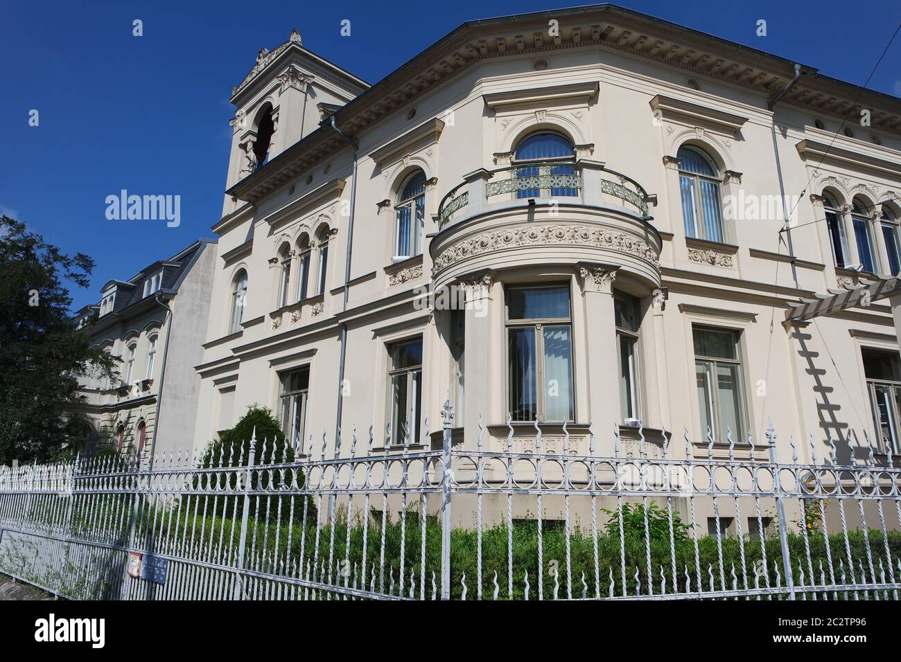 Villa in città restaurata, Potsdam Foto Stock