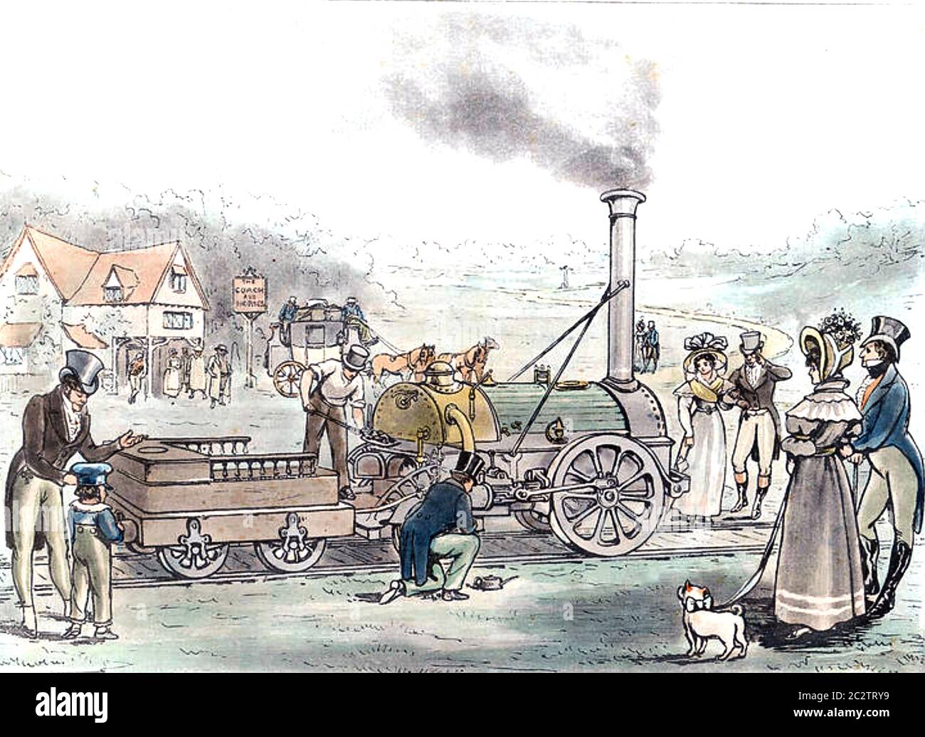 IL "RAZZO" DI STEPHENSON CIRCA 1830 Foto Stock