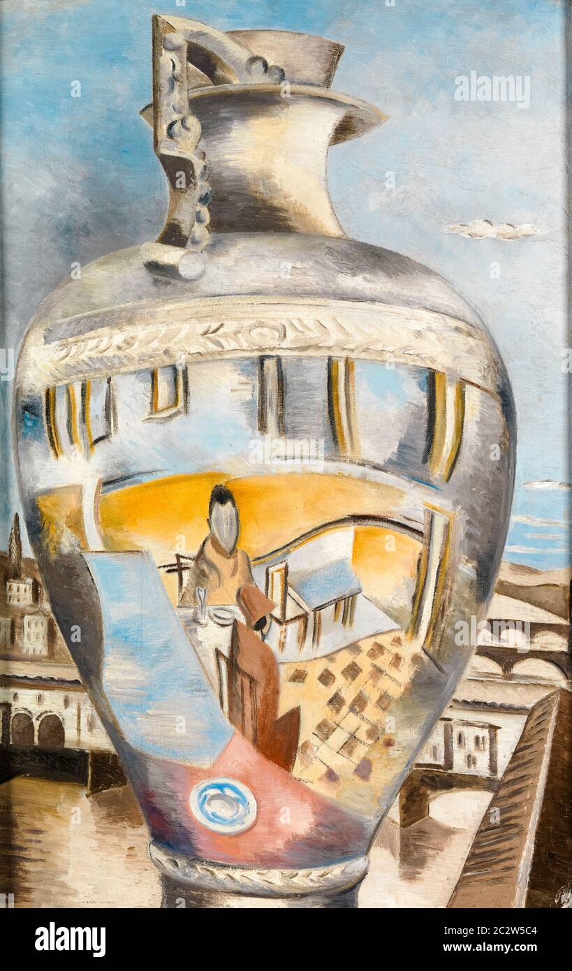 Souvenir di Firenze, dipinto di Paul Nash, 1929 Foto Stock