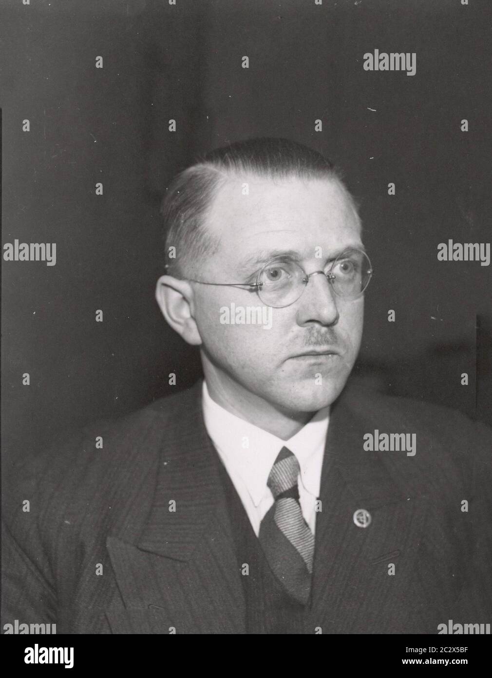 Ritratti Heinrich Hoffmann Fotografie 1933 fotografo ufficiale di Adolf Hitler, e un politico e editore nazista, che era un membro del circolo intimo di Hitler. Foto Stock