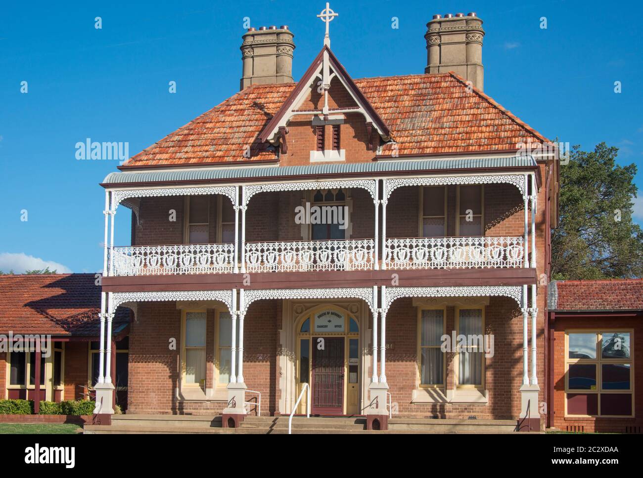 Ufficio di cancelleria Chiesa cattolica Bathurst NSW Australia Foto Stock