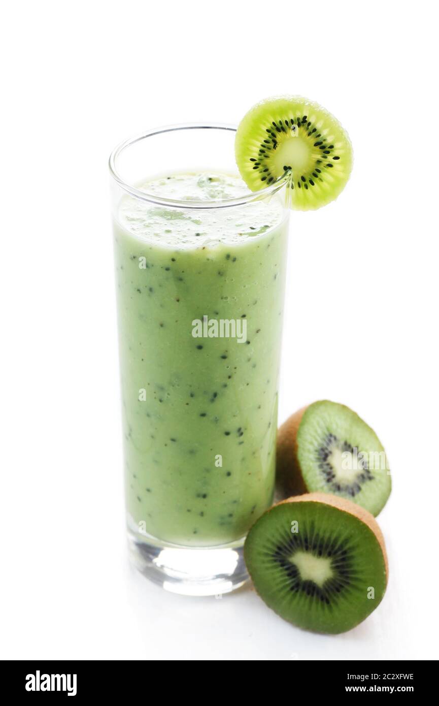 Frullato di kiwi Foto Stock
