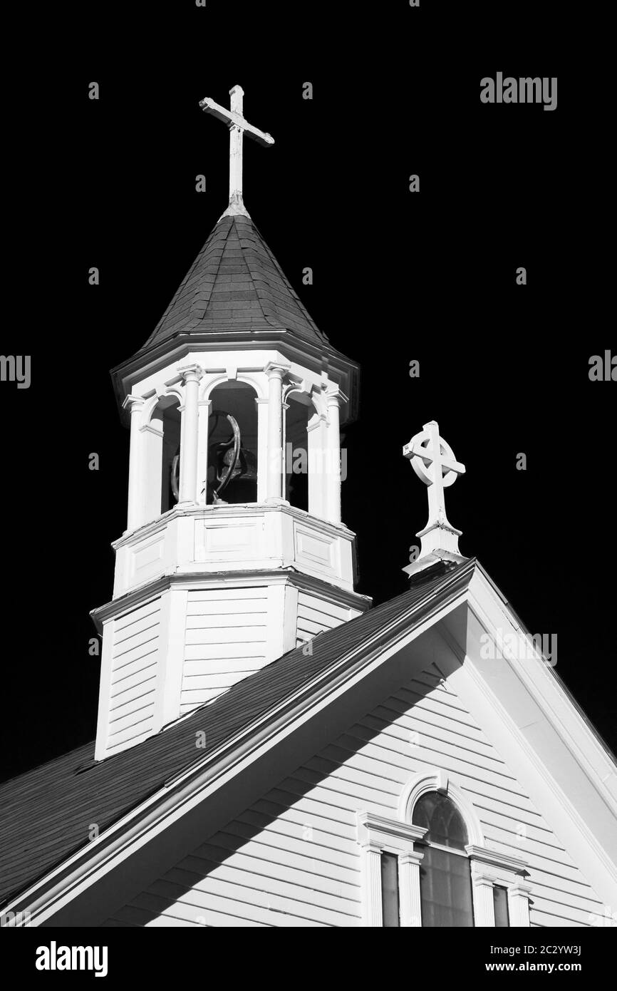 Chiesa del Messia, Woodstock, White Mountains, New Hampshire, New England, USA Foto Stock