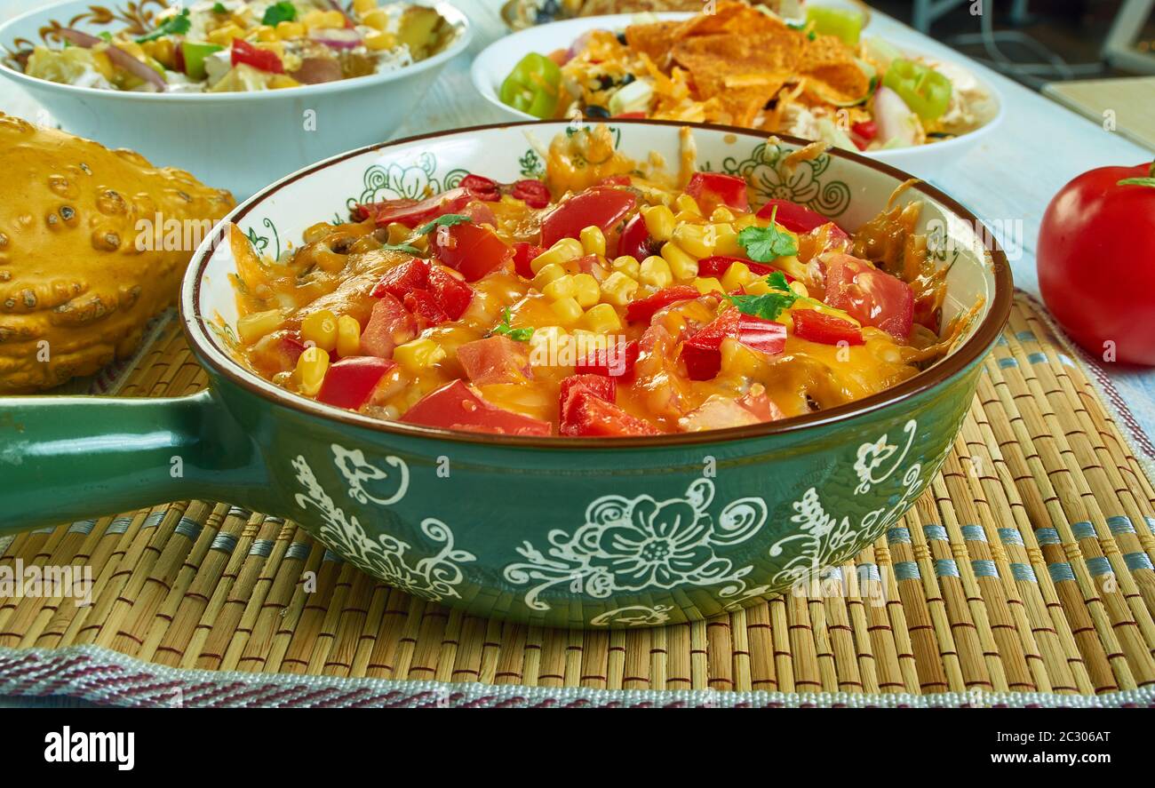 Bake del Burrito Bowl sud-occidentale Foto Stock
